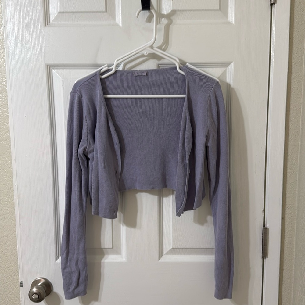 Brandy Melville purple cardigan size small